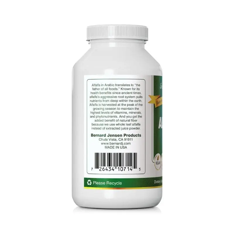 Alfalfa Tablets, 625 mg 500 tablets - Image 4