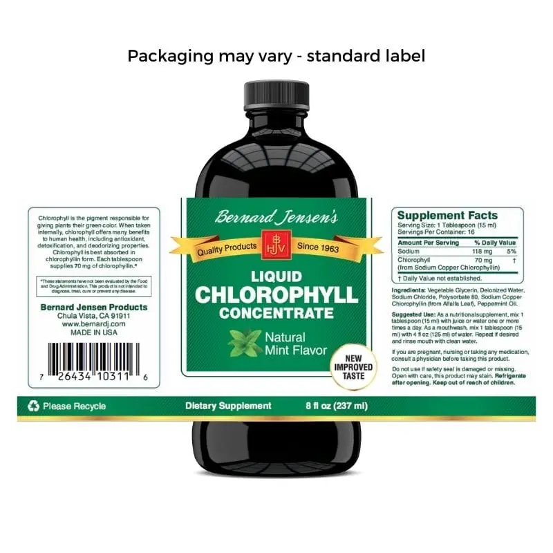 Liquid Chlorophyll, Mint Flavor, 8 fl oz - Image 4