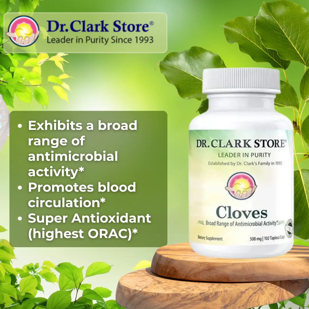 Cloves; Vegetarian, 500 mg 102 tapioca capsules - Image 3